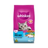 Ração Whiskas Para Gatos Adultos Castrados Sabor Peixe - 10,1kg