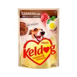 Ração Úmida Keldog Sachê Para Cães Sabor Carneiro Com Brócolis E Linhaça 100g - 1 Unidade