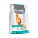 Ração Monello Bolas De Pelos Para Gatos Adultos Sabor Frango E Peixe - 10,1kg