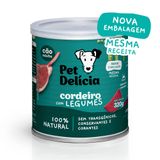 Ração Úmida Pet Delícia Para Cães Adultos Sabor Cordeiro Com Legumes - 320g - 1 Unidade