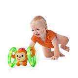 Brilhante Começa Roll &amp; Glow Macaco Crawling Baby Toy Com Li