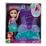 Boneca Princesas Disney Ariel Com Fantasia Infantil Multikids - Br1932