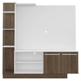 Estante Tv 55&quot; E 2 Portas Denver Multimóveis V2473 Madeirada/branca