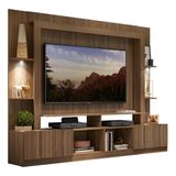 Estante Tv 65&quot; Com Leds Berlim Multimóveis V3392 Madeirada