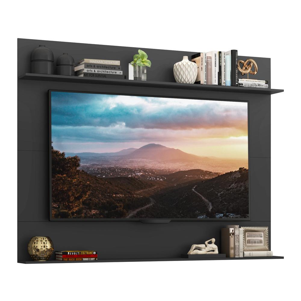 Painel Com Suporte Tv 65&quot; Amsterdã Classic Multimóveis V3424 Preto