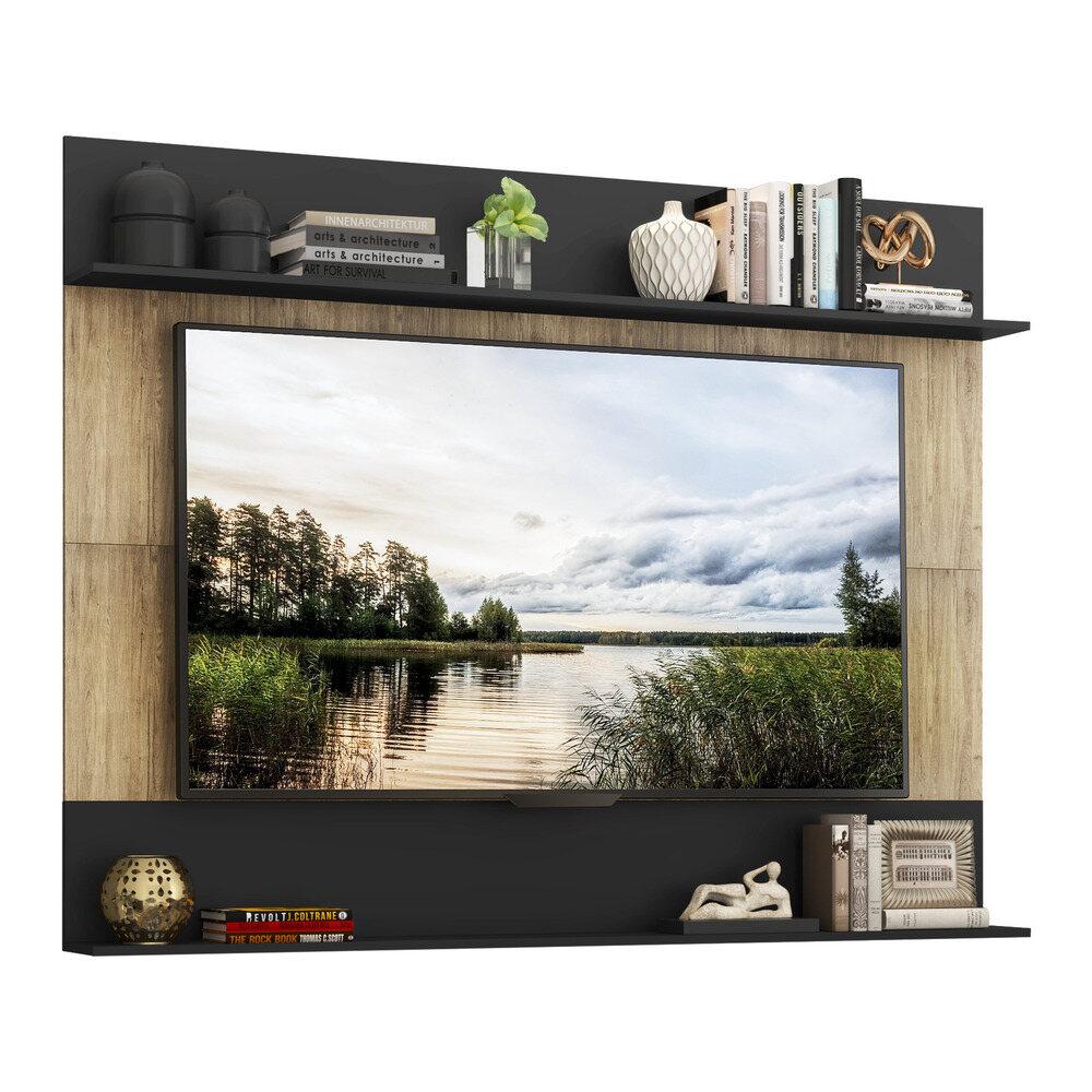 Painel Tv 65&quot; Amsterdã Classic Multimóveis V3423 Rustic/preto