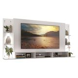 Painel Tv 65&quot; Com 4 Leds Vegas Premium Multimóveis V3676 Branco