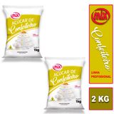 2 Kg Açúcar Confeiteiro Profissional Para Bolos E Doces Mix