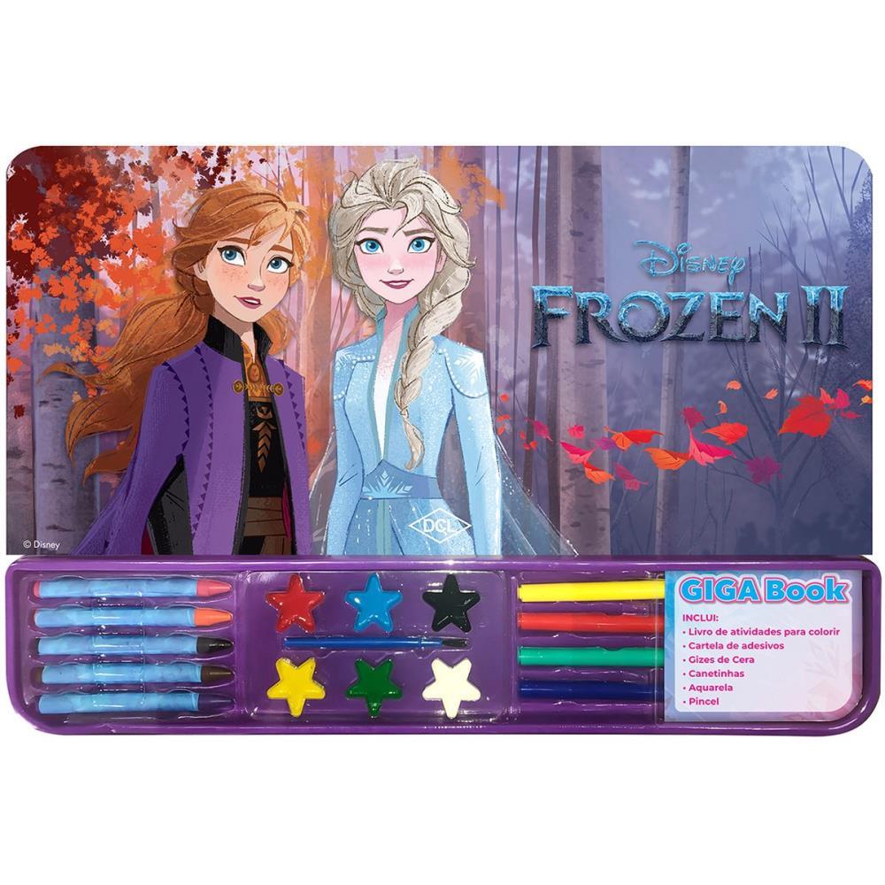 Livro Desenhos para colorir Frozen 2 Disney Arte e Cor Culturama