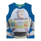 Regata Infantil Buzz Lightyear Toy Story Azul - Fakini - 2