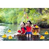 St. Patrick&#39;s Pirate Rubber Duck Toy Duckies Para Crianças, Morcego