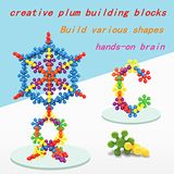 400-pack Crianças Building Block Toys, Interlocking Gear Set T