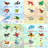 60 Pack Cartões Do Dia Dos Namorados Para Blocos De Construção Animal, Va