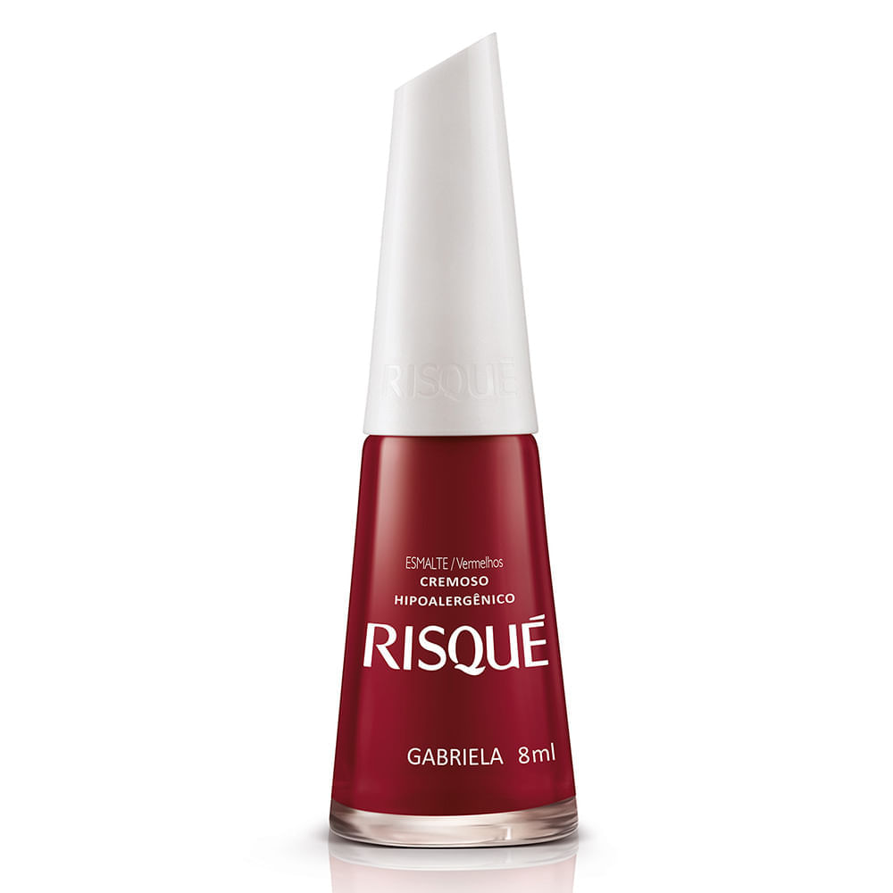 Esmalte Risqué Cor Gabriela Hipoalergênico Com 8ml