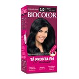Tintura Creme Biocolor Preto Fundamental 1.0 Mini Kit