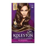 Tintura Creme Koleston Wella Castanho Claro 50 Kit