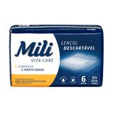 Lençol Absorvente Mili Vita Care Descartável Com 6 Unidades