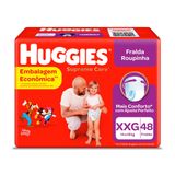 Fralda Roupinha Huggies Supreme Care Tamanho Xxg Pacote Hiper 48 Fraldas Descartáveis