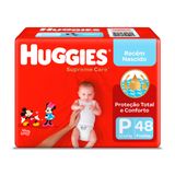 Fralda Huggies Supreme Care Tamanho P 48 Fraldas Descartáveis