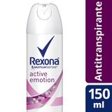 Desodorante Antitranspirante Rexona Active Emotion Aerosol Com 150ml