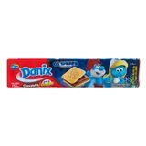 Biscoito Recheado Danix Smurfs Sabor Chocolate 130g