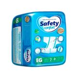 Fralda Geriátrica Safety Confort Tamanho Eg 7 Unidades