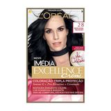 Tintura Creme Imédia Excellence Loreal Preto Extra Profundo 2.8 Kit