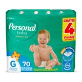 Fralda Personal Baby Protect &amp; Sec Tamanho G Leve 70 Pague 66 Fraldas Descartáveis
