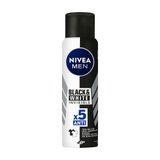 Desodorante Antitranspirante Aerosol Nivea Men Invisible Black &amp; White 150ml