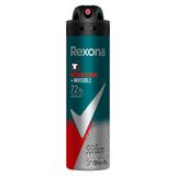 Desodorante Rexona Antibacterial E Invisible Masculino Aerosol Antitranspirante 72 Horas 150ml