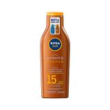 Protetor Solar Nivea Sun Protect &amp; Bronze Fps 15 Loção 200ml