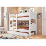 Beliche + Cama Auxiliar Madri Geval Branco 167x96x205