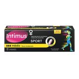 Absorvente Interno Intimus Sport Médio Com Aplicador 8 Unidades