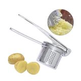 Espremedor Amassado Esmagador De Batatas Para Fazer Purê - Espremedor De Batata Pure Com Caneca Polida Aluminio - Panami