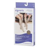 Meia Coxa (7/8) Sigvaris Select Comfort Premium 20-30 Mmhg M (tamanho Médio) Normal, Cor Natural, Ponteira Aberta