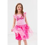 Barbie Big Girls Vestido De Tule Rosa 14-16