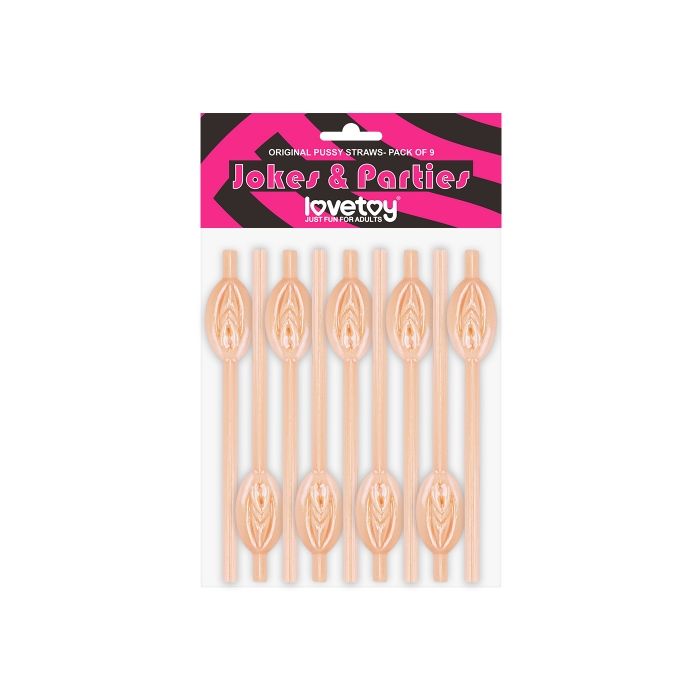 Canudos Pussy Straws Original Bege - Lovetoy