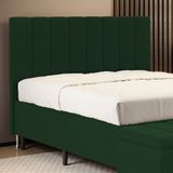 Cabeceira Nashira 195 Para Cama King Z-018 Sued Verde Aradecor
