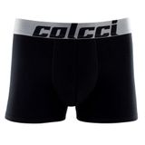 Cueca Boxer Colcci Masculina Cotton Algodão Elástico Preto P