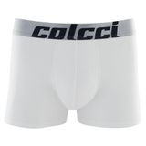 Cueca Boxer Colcci Masculina Cotton Algodão Elástico Branco G