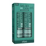 Kit Shampoo + Condicionador Eico Salão Em Casa Cachos Definidos 800ml + 750ml