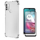 Película Vidro 3d + Capa Anti Impacto Motorola G30