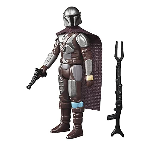 Coleção Retrô Star Wars The Mandalorian (beskar) Toy Boneco De Ação Colecionável The Mandalorian Em Escala De 3,75 Polegadas, Acessórios