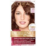 L&#39;oreal Paris Excellence Creme Permanent Hair Color, 5rb Medium Reddish Brown, 100% Cinza Cobertura Hair Dye, Pack Of 1