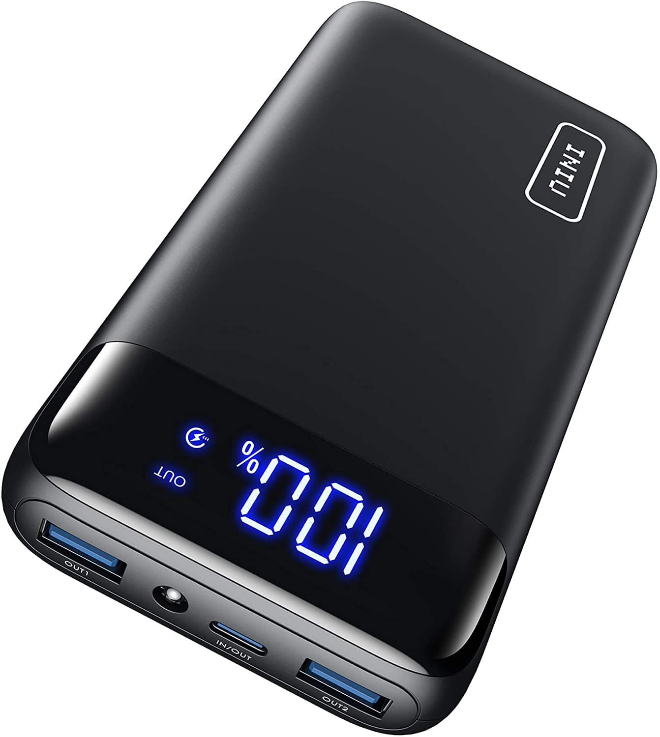 Carregador Portátil Iniu, 20w Pd3.0 Qc4.0 Display Led De Carregamento Rápido 20000mah Power Bank, Bateria Tri-saídas Compatível Com Iphone 1