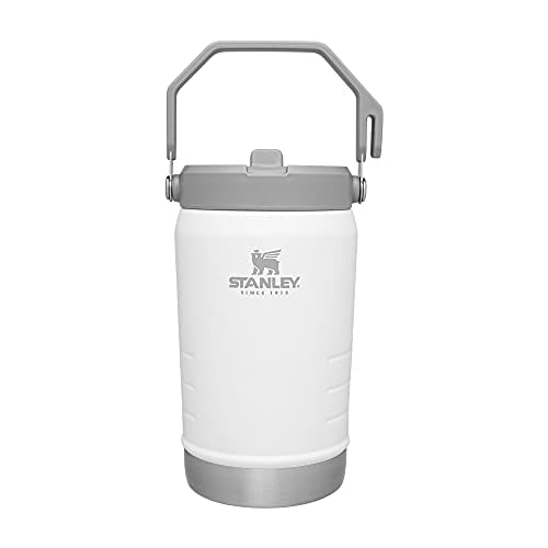 Stanley Iceflow Jarra De Água De Aço Inoxidável Com Palha, Garrafa De Água Isolada A Vácuo Para Casa E Escritório, Tumbler Reutilizável Com