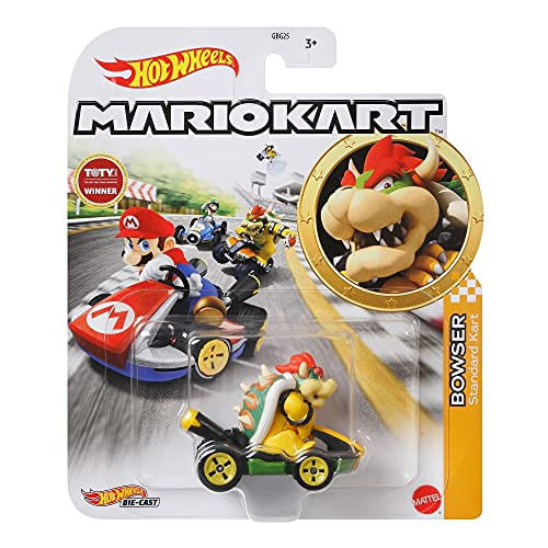 Hot Wheels Mario Kart Bowser Em Kart Padrão