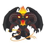 Funko Pop Filmes O Senhor Dos Anéis Balrog 6 Figura De Ação, Preto