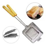 Sanduicheira Tostequeira Misto Quente Forma Aluminio Para Fogão - Bauru - Pão De Forma - Pães Quentes - Panami