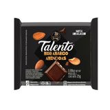 Chocolate Garoto Talento Meio Amargo Amêndoas Com 25g